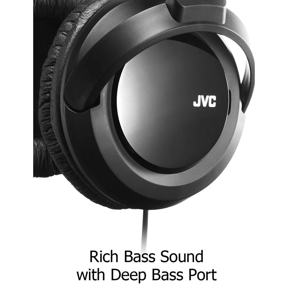 HARX330-Full Size Over Ear Headphones-JVC-Black-JVC USA