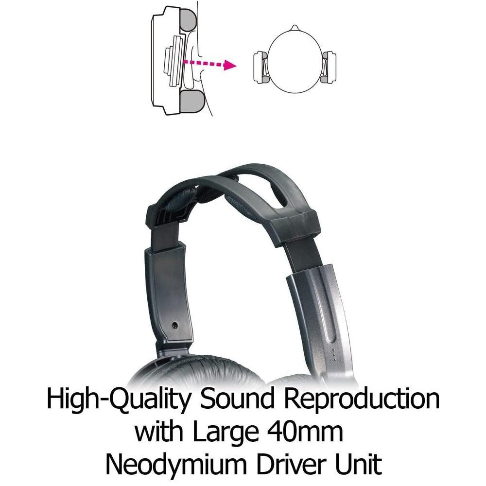 HARX500-Full Size Over Ear Headphones-JVC-Black-JVC USA
