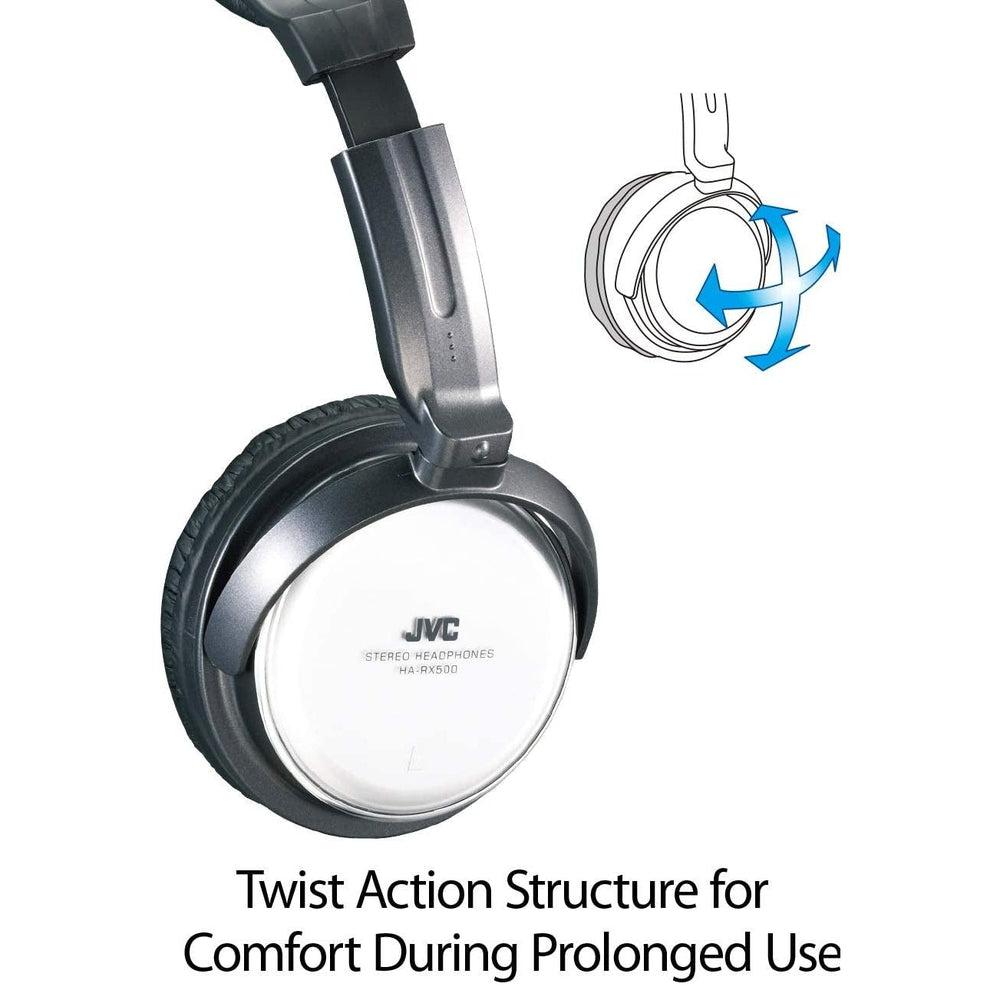 HARX500-Full Size Over Ear Headphones-JVC-Black-JVC USA