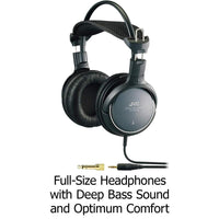 HARX700-Full Size Over Ear Headphones-JVC-Black-JVC USA