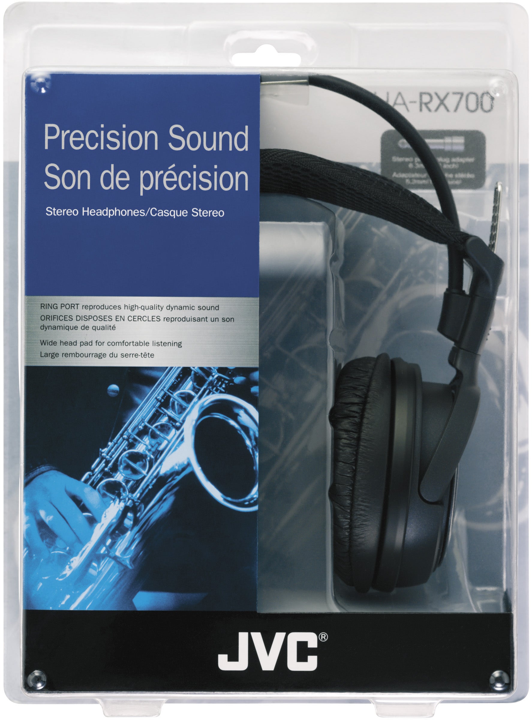 JVC Full Sized Precision Sound Over Ear Headband - HARX700