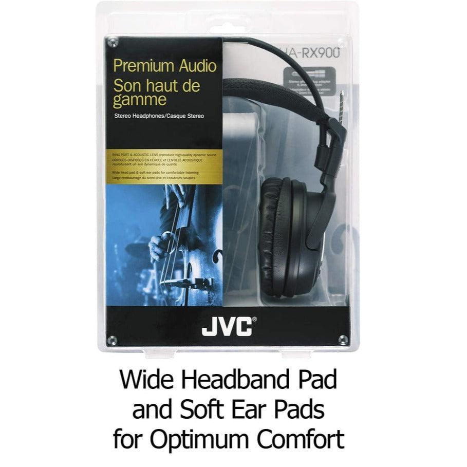 HARX900-Full Size Over Ear Headphones-JVC-Black-JVC USA