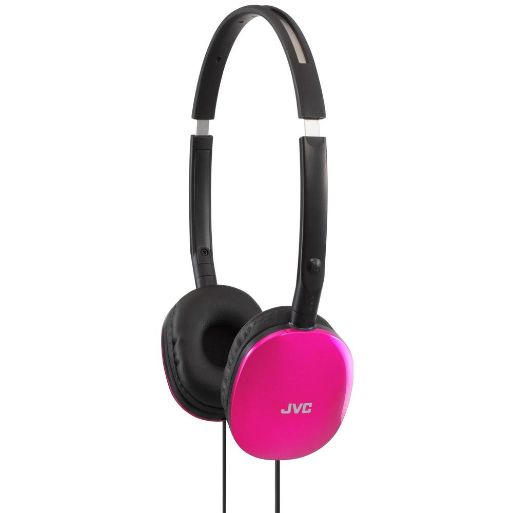 HAS160-Flat On Ear Headphones-JVC-Pink-JVC USA