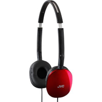 HAS160-Flat On Ear Headphones-JVC-Red-JVC USA