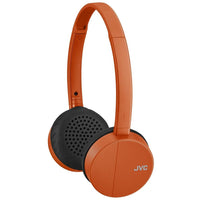 HAS23W-Flat On Ear Wireless Headphones-JVC-Orange-JVC USA