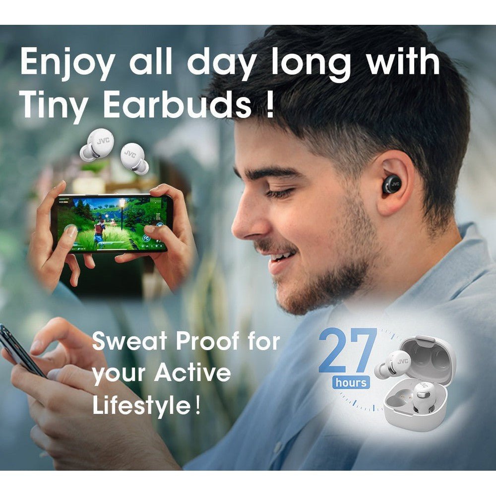 JVC - Compact Active Noise Canceling Tiny Earbuds - JVCSHOP USA