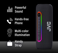 JVC - Illuminated Portable Passive Speaker with 20W Power - JVCSHOP USA