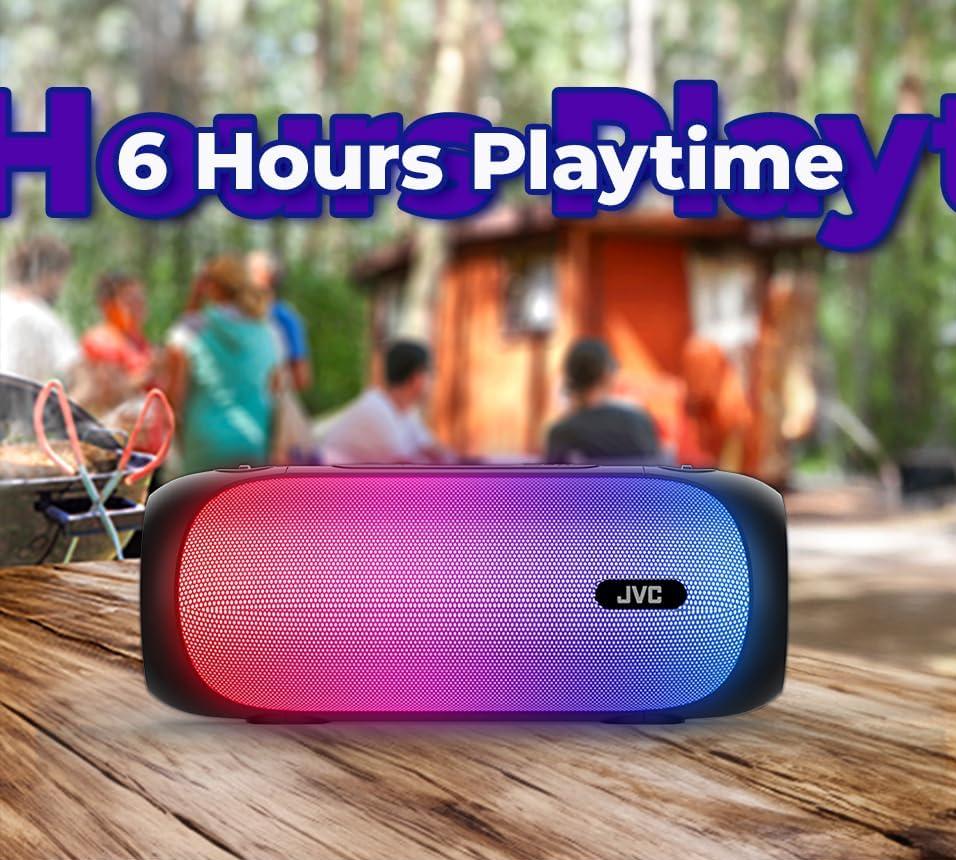 JVC Illuminated Portable Speaker with 30W max. outputs – JVCSHOP USA