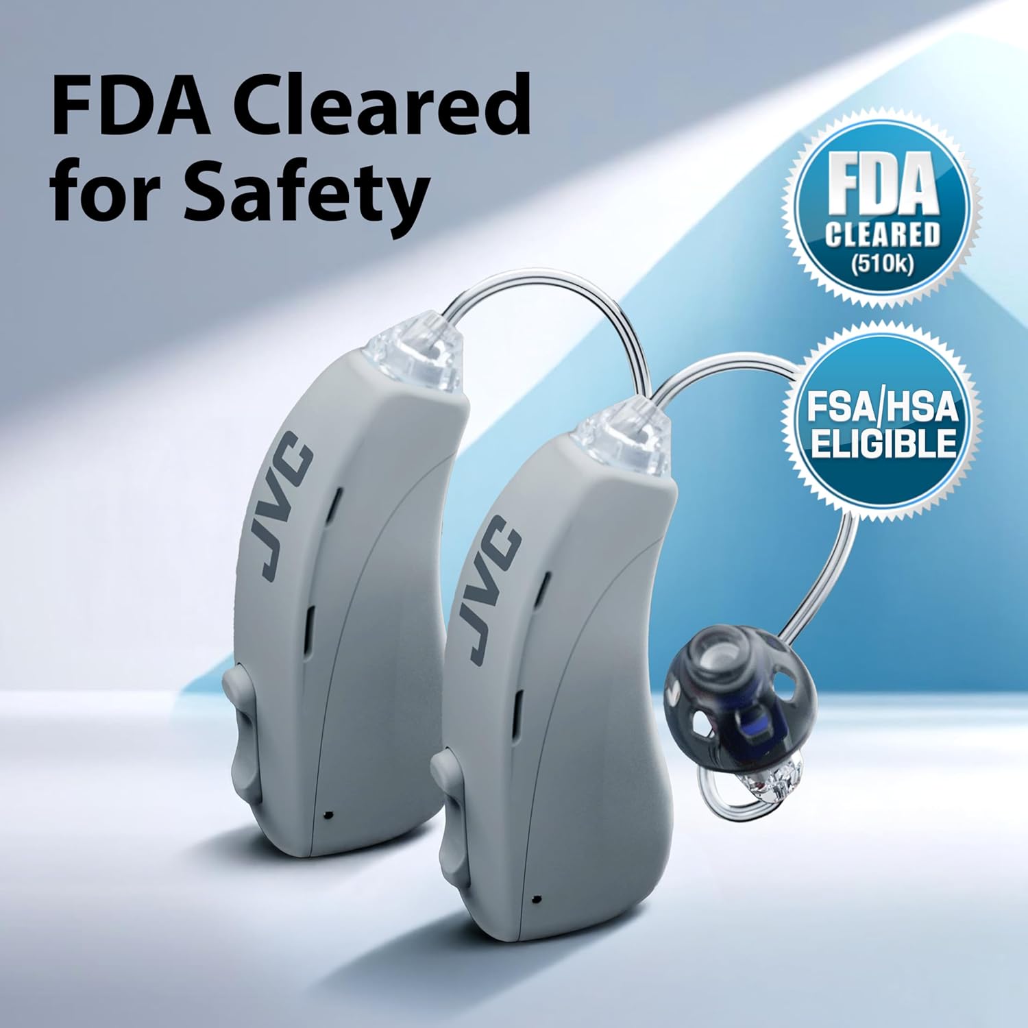 JVC - Self - Fitting Rechargeable OTC Hearing Aids - JVCSHOP USA