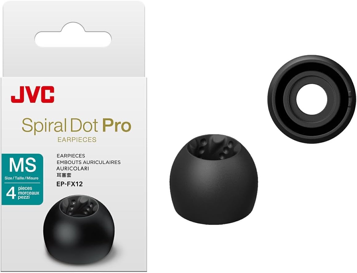 JVC EPFX12 Spiral Dot Pro Earpieces - Thumbnail 3