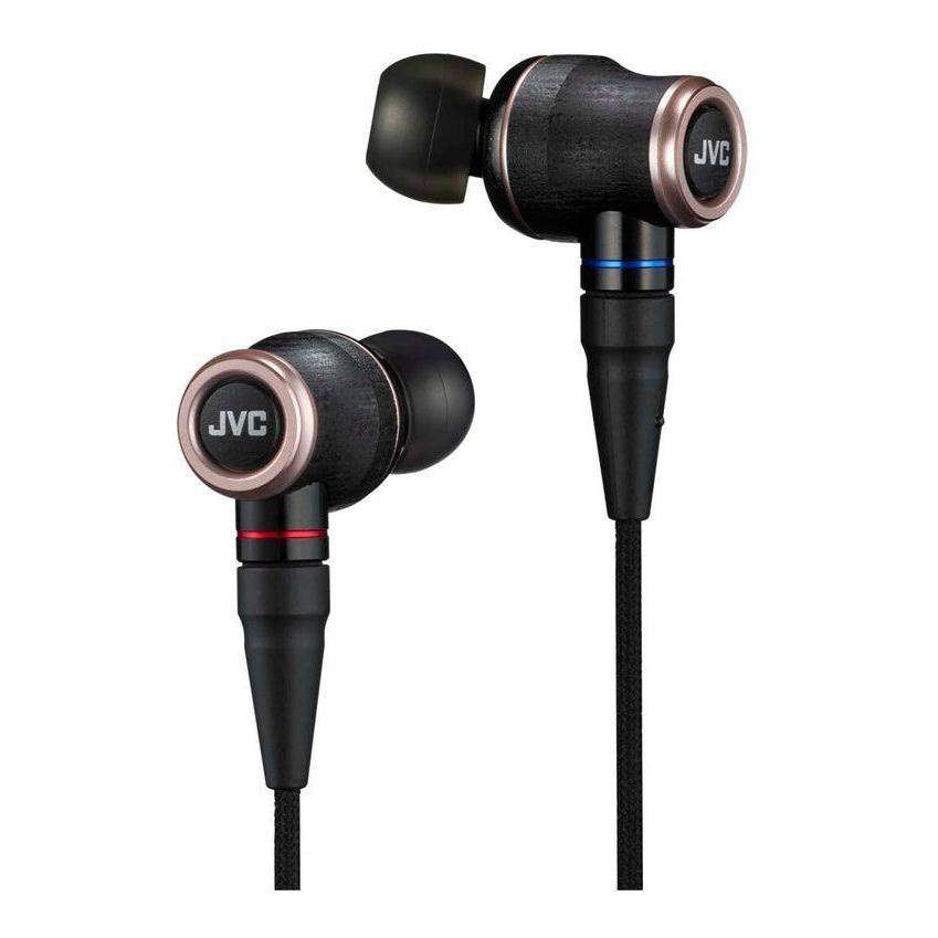 JVC - Wood Series High resolution Earbuds - JVCSHOP USA