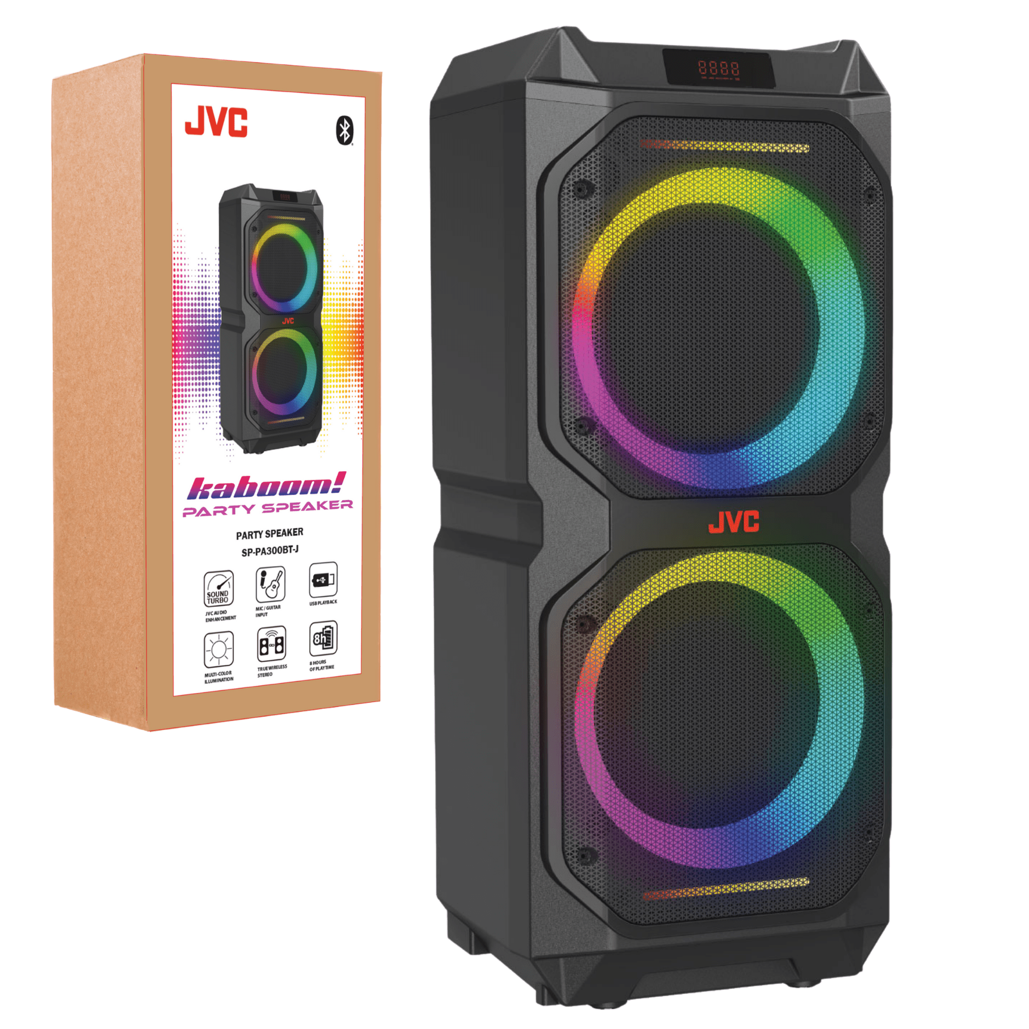 JVCSHOP USA - JVC Kaboom Party Box SPPA300BT - JVCSHOP USA