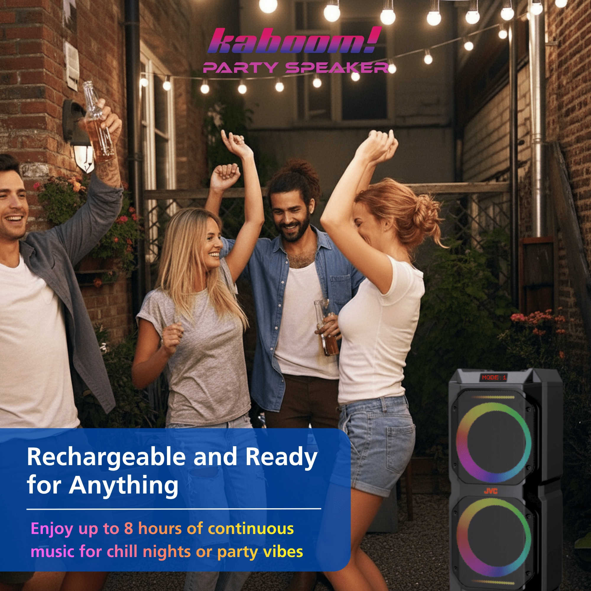 JVCSHOP USA - JVC Kaboom Party Box SPPA300BT - JVCSHOP USA